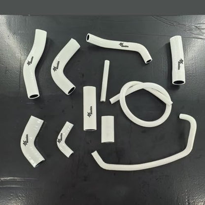 Fit 2006-2020 Yamaha YZF R6 YZFR6 2007 2008 2017 2018 Silicone Radiator Coolant Cooling Hoses Kit 3-Plyer White - color: White