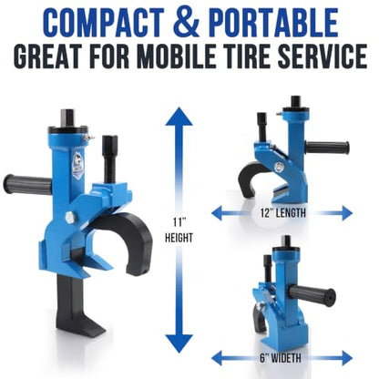 HKTE Pneumatic Bead Breaker, Effortless Tire Changes, One-Person Operation for Tractor, Truck, Golf Vart, ATV, RV - color: Pneumatic Bead Breaker