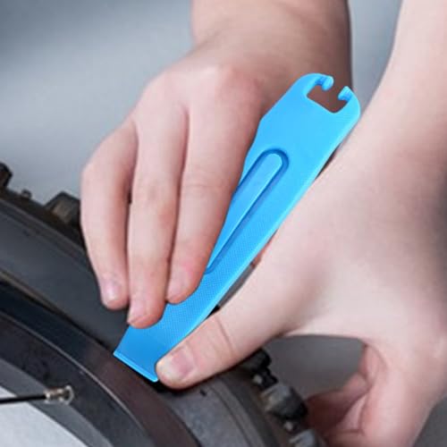 Cycle Tire Levers Compact Portable Ergonomic Rim Safe Scratch Free | Cycle Tyre Repair Tool for Road Mountain Bike Bicycle Cycling Outdoor Quick Removal Repair Maintenance Tool Kit Compact - color: B