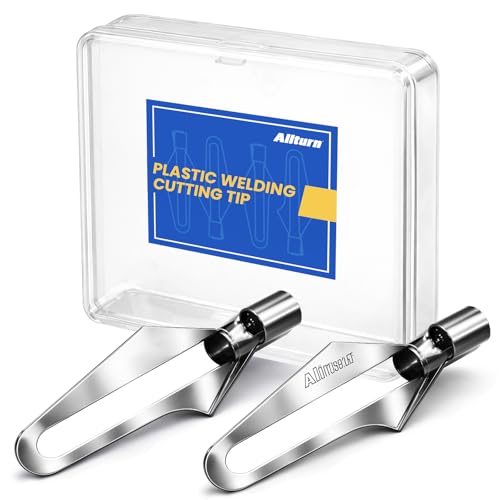 Allturn 2 pcs Plastic Cutting Tip For Plastic Repair | Only for Allturn PWG-100, With Car Bumpers, Kayaks, Canoes - style: 2pcs Cutting Tip