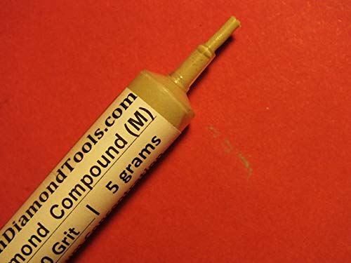 TechDiamondTools Kit of 3 Diamond Lapping Paste Polishing Compound USA Made 400 600 1050 Grit Lapidary Paste for Rock Glass Metal in Three Concentrations of Diamond Powder (Medium 25% Concentration) - style: Medium 25% concentration