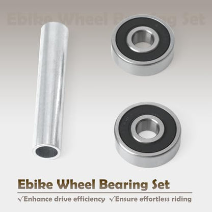 6301RS Wheel Bearing Set Compatible with Tuttio Soleil01 Ebike Bearings Designed for Smooth and Reliable Electric Bicycle Wheel Rotation