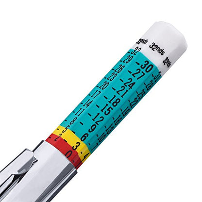 BBTO 50 Packs Tyre Tread Depth Gauge Color Coded Tire Depth Gauge Tool Tire Tread Accurate Measurement Tools, Green