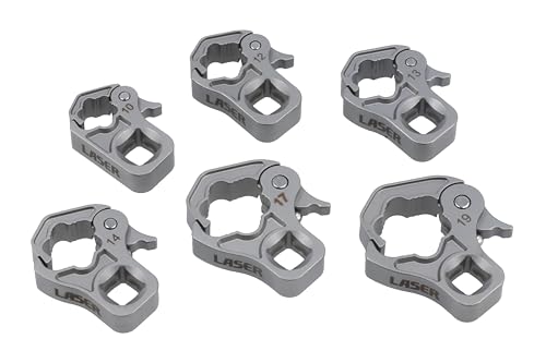 Laser 8874 Ratchet Flare Nut Wrench Set 3/8" D