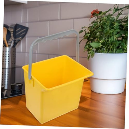 Hemobllo Large Capacity Plastic Bucket for Car Detailing Home Cleaning Handle Bucket Spout and Scale for Efficient Cleaning