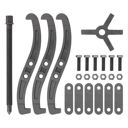 ChgImposs 12 Inch 2 Jaw / 3 Jaw Gear Puller, Multifunction Standard Carbon Steel Bearing Puller with 4 Single Hole Claw Pullers for Car/Mechanical Repairing - size: 12 Inch