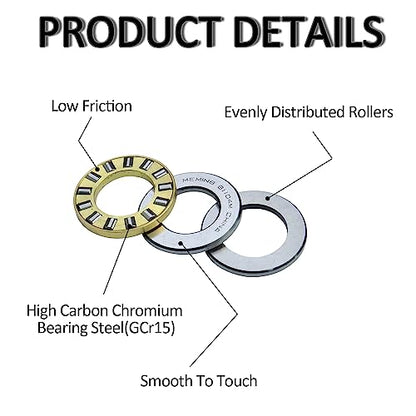 LS Harmonic Balancer Installation Tool Compatible with GM 1997-UP V8 LS1 LS2 LS3 LS4 LSX LSA LQ4 LQ9 Crank Pulley Install Tool with High Carbon Chromium Bearing Steel Thrust Rolling Bearings (GCR15) - size: With (GCR15) High Carbon Chromium Bearing