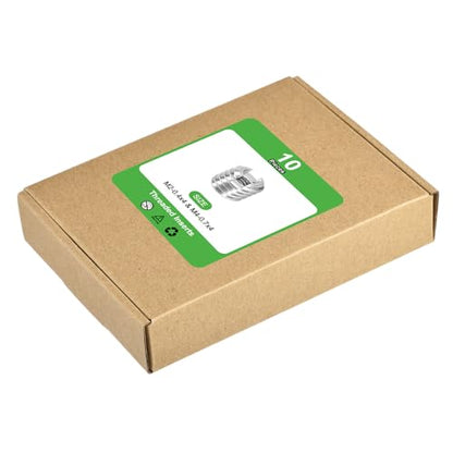 uxcell 10Pcs Threaded Inserts, M2-0.4x4 & M4-0.7x4 Stainless Steel 303 Screw Thread Sleeves Thread Repair Insert for Mechanical Equipment - size: M2-0.4x4 & M4-0.7x4mm