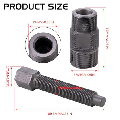 27mm & 24mm Flywheel Stator Magneto Puller Compatible with GY6 125cc 150cc Honda Yamaha Suzuki Scooter ATV Dirt Bike