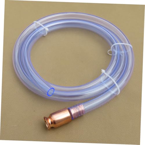 BESTOYARD 1set Automatic Siphon Pump Transfer Hose for Oil and Water Extraction Complete Kit Clamp and Connector for Automotive Maintenance