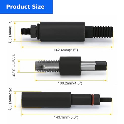 Fuel Injector Sleeve/Cup Remove & Install Tool Kit for All Ford Engines 6.0L and 6.4L 2003-2010