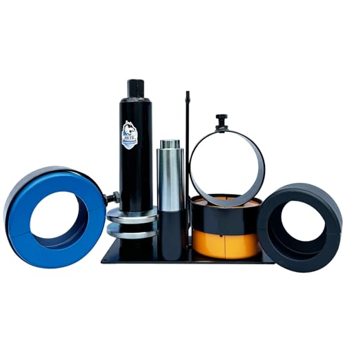 HKTE Heavy Duty Clamshell Bearing Puller Kit - Professional Tool for Carrier & Pinion Bearings Removal, Fits Dana, Ford, GM, BW78 Axles