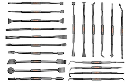 20PCS Double-Ended Pick and Hook Tool Set, Non-Marring Scraper & Pry bar Set