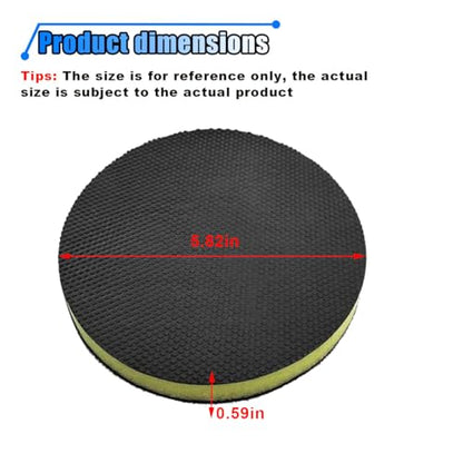 5.82'' Fine Grade Car Clay Bar Pad, Wipe Foam Pads for Car Polisher and Rotary Polisher, DA Polish Pad Replacement Tool for Remove, Novel Auto Detailing Kit (2PCS) - size: 2PCS