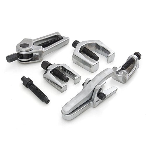 5PC Front End Service Kit Ball Joint Tie Rod Arm Puller Removing