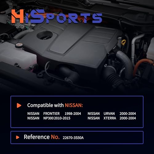 HiSport Fuel Injection Pressure Regulator 22670-3S50A Replacement for Nissan NP300 Urvan Xterra Frontier 1998 1999 2000 2001 2002 2003 2004 - size: HSFPR3S50A