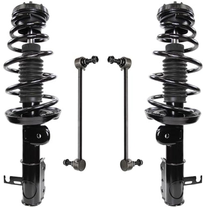 Detroit Axle - 2.0L Front Struts Sway Bar Links Replacement for 2014-2015 Chevrolet Cruze, 2013-2016 Buick Verano - 4pc Set - size: 4QS47465/ sway kit