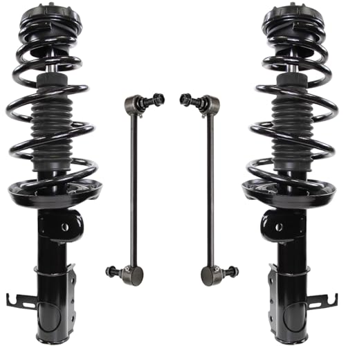 Detroit Axle - 2.0L Front Struts Sway Bar Links Replacement for 2014-2015 Chevrolet Cruze, 2013-2016 Buick Verano - 4pc Set - size: 4QS47465/ sway kit