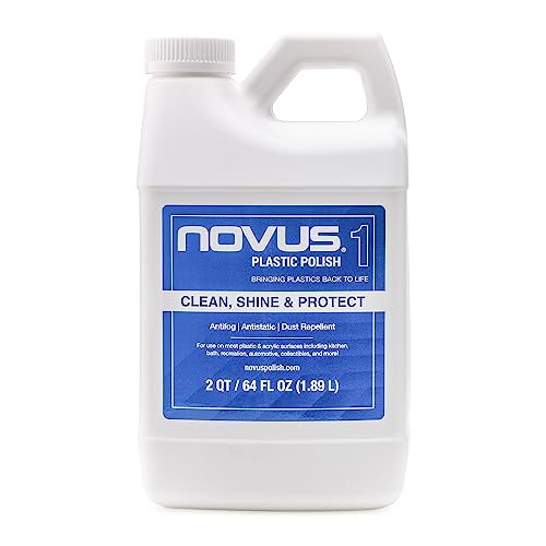 NOVUS 7050 | Plastic Clean & Shine #1 | 64 Ounce Bottle - color: #1 Plastic Clean & Shine, size: 64 Ounce