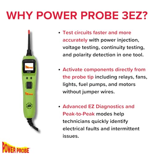 Power Probe 3EZ Circuit Tester with Diagnostic Mode (PP3EZGRNCS) - color: Green - Limited Edition