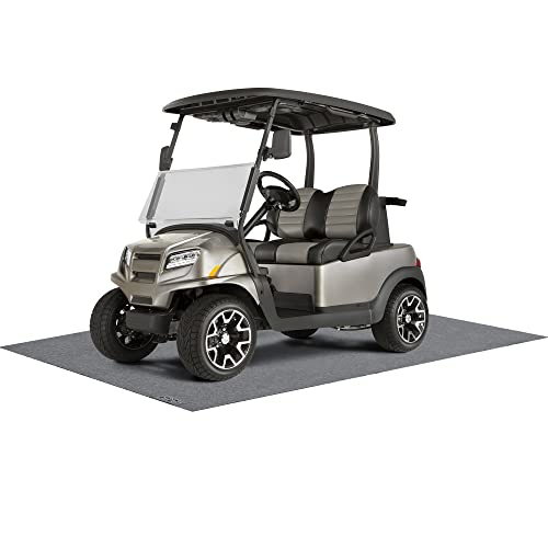 10L0L Golf Cart Parking Mat - 8.8 x 4.9 ft Premium Garage Floor Mat, Oil Absorbent & Waterproof Mechanic Pad for Club Car, EZGO, Yamaha, ATV, UTV, Motorcycles - Heavy-Duty Anti-Slip Protector