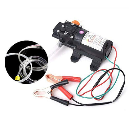 Electric Oil Extractor Pump Kit 12V 60W Scavenge Exchange Transfer Pump for Auto Marine Boat Diesel Car Motorbike