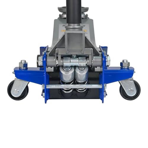 Floor Jack 3Ton/6600lbs.Dual Piston Fast Lifting Pump.Ultra Low Profile Floor Jack with Foot Pedal,Lifting Range 2.95"-19.88".Heavy Duty Hydraulic Racing Car Jack for MVPs,SUVs and Trucks.Trolley Jack - size: 3ton（2.95"-19.88"）with Foot Pedal