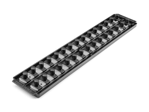 TEKTON 3/8 Inch Drive Socket Organizer Set | OST11220 - color: Gray, size: (30-Tool), style: 2-Rail