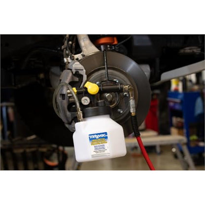 Mityvac MV7102 Fluid Extractor Dispenser for Evacuating, Topping-Off, Refilling Reservoirs or Bleeding Hydraulic Brake/Clutch Systems, 2.5 Quart, 120 PSI, Compressed Air, Vacuum or Positive Pressure - style: MV7102