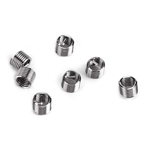 M5 x 0.8mm Thread Repair Kit, Stainless Thread Repair Insert Kit Compatible Hand Tool Set for Auto Repairing - size: M5 x0.8mm, style: Metric