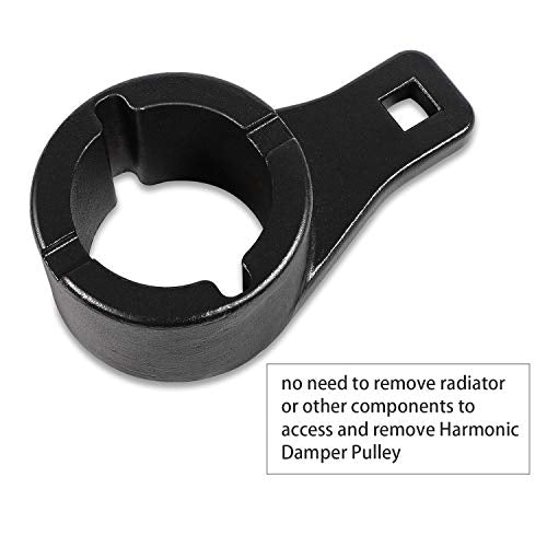 Yoursme for Toyota/Lexus Crankshaft Damper Pulley Holding Holder Harmonic Tool with 2PCS Crank Bolts Fits 3.0 L6, 3.0 V6, 3.3 V6, 4.0 V8, 4.3 V8, 4.7 V8 Engine