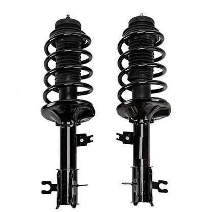 Front Complete Struts Shocks Assemblies 172295 172296 (Set of 2) | Replacement for 2004-2011 Chevrolet Aveo 2006-11 Chevrolet Aveo 5 Suspension Kit w/Coil Springs