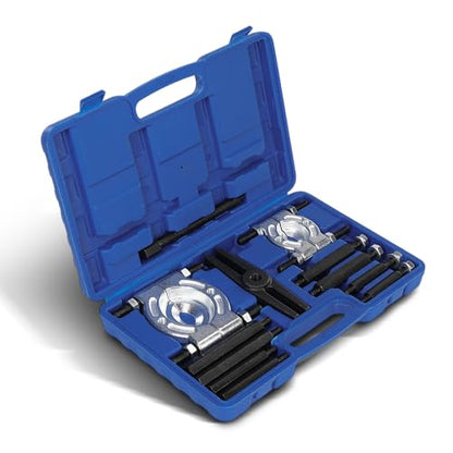 GRAND ORANGE 5-Ton Bearing Separator Set Flywheel Gear Puller Kit | 12PCS Heavy Duty 45# Steel with Storage Case