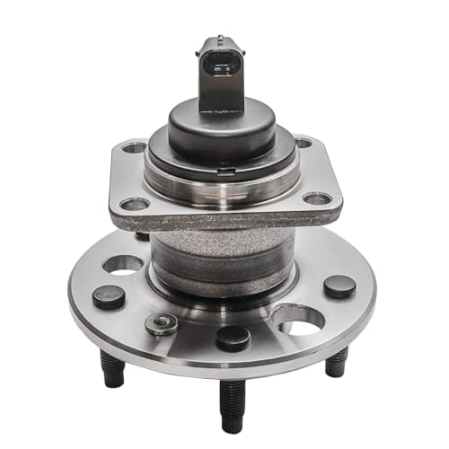 Detroit Axle - 2pc Rear Wheel Bearing Hubs for Chevrolet Malibu Buick Lesabre Lucerne Cadillac DTS DeVille Oldsmobile Aurora Pontiac Grand Am, w/ABS & 5-Lug Wheel Bearing & Hubs Assembly Replacement - style: 512003 x2/Pair