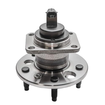 Detroit Axle - 2pc Rear Wheel Bearing Hubs for Chevrolet Malibu Buick Lesabre Lucerne Cadillac DTS DeVille Oldsmobile Aurora Pontiac Grand Am, w/ABS & 5-Lug Wheel Bearing & Hubs Assembly Replacement - style: 512003 x2/Pair