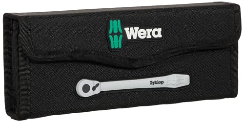 WERA 05004048001 8100 SB 8 Zyklop Metric Metal Ratchet Set with Switch Lever, 29 Piece, 3/8" Drive - size: 3/8 Inch Drive