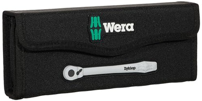 WERA 05004048001 8100 SB 8 Zyklop Metric Metal Ratchet Set with Switch Lever, 29 Piece, 3/8" Drive - size: 3/8 Inch Drive