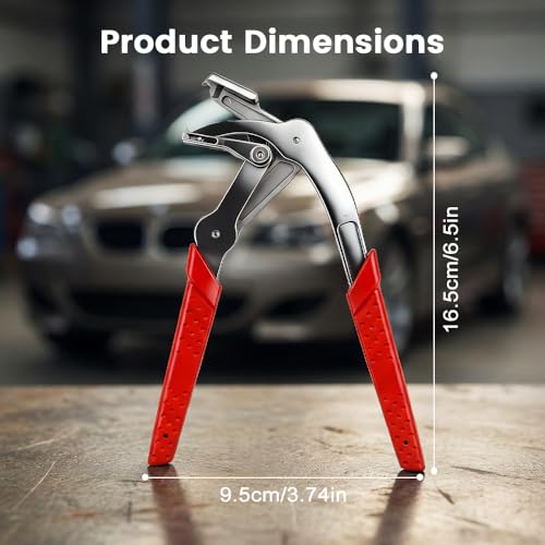 Automotive Clip Removal Tool & Trim Removal Pliers, Multi-Functional Heavy Duty Car Fastener Remover for Door Panels, Trim Clips, Damage-Free Disassembly (1 PCS) - color: 1 Pcs