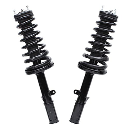 Detroit Axle - 2 Rear Struts for 2002 2003 Toyota Camry Lexus ES300 Complete Struts with Coil Spring Replacement Quick Install Ready Strut Shock Assembly - size: 171492_171493/PAIR
