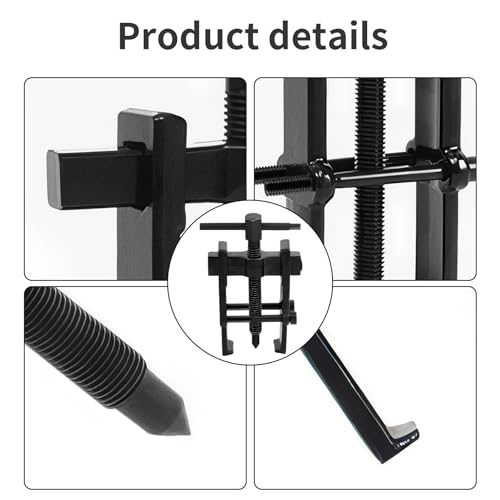 Beam 2 Jaw Puller 2" Bearing Gear Pullers, 108mm T-Shaped Screw | High Carbon Steel Pullers, Adjuestable Pulley Removal Tool for Bearings/Flywheels/Pulleys Remove - size: 2Jaw 2In 65×108MM