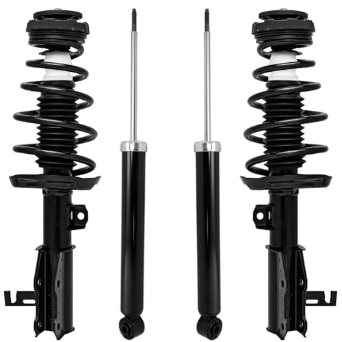 Detroit Axle - Front Struts w/Coil Springs Rear Shock Absorbers Replacement for 2011-2016 Buick Regal - 4pc Set - size: 4AQ47275/Shock Kit