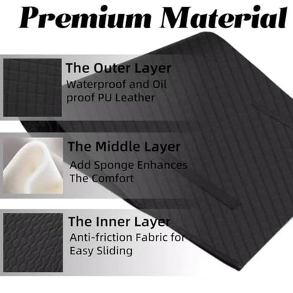 Heavy Duty Rolling Creeper Mat, 58"X28" Foldable Anti-Slip Garage Pad with Storage Bag, for Low Clearance Car Repair, Truck Maintenance - All-in-One Mat for Garage, Roadside, Muddy Conditions