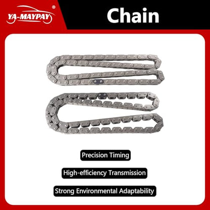 8PCS Engine Timing Chain Kit W/Tensioner & Guide Compatible with Volkswagen 2007-2019 Beetle,2012-2022 Passat,2007-2018 Jetta,2009-2014 Golf 2.5L OE#07K109158B 07K109231A 07K109469G
