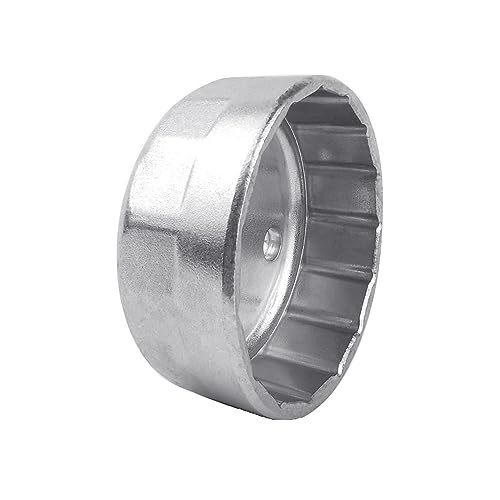 Heavy Duty 90.2mm 15Flutes Oil Filter Wrench for Land Rover and Jaguar -Oil Filter Cap Removal Socket Tool for 90mm Oil Filter Housing