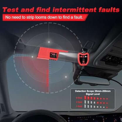 Wire Tracer Electrical Automotive Short Circuit Finder, Short Open Circuit Finder, Circuit Tracer for Shorts and Opens, Circuit Breaker Finder Tool, P182