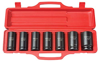 TEKTON 3/4 Inch Drive Impact Socket Set, 7-Piece | 4890 - size: 7-Piece (13/16 - 1-1/2 in.)