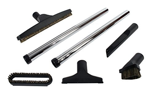 Cen-Tec Systems 91420 Seven Piece Deluxe Vacuum Accessory Kit with Metal Wands - style: 7 Piece w/ Metal Wands