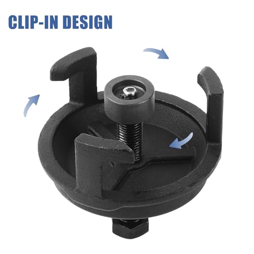 Harmonic Balancer Puller 25264 Compatible with GM Jeep Chrysler Dodge | Engine 5.3L 5.7 LS1 6.0 LS2 6.2 LS3 7.0L No Tapping LS Crank Pulley Remover ﻿LS Harmonic Balancer Mounting Puller Pulley Tool