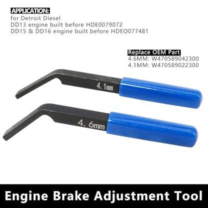 DPTOOL Engine Camshaft Timing Tool Kit for Detroit Diesel DD13 DD15 DD16 | Engine TDC Locating Pin Brake Adjustment Tool Barring Tool Fuel Line Socket Replace W47058090900 W470589104000