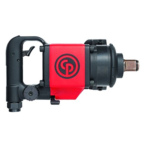 Chicago Pneumatic CP7773D Air Impact Wrench (1 Inch), Air Impact Gun Industrial Repair & Assembly Tool, D-Handle, Twin Hammer, Max Torque Output 1300 ft. lbf/1760 Nm, 6600 RPM - style: Without Extension